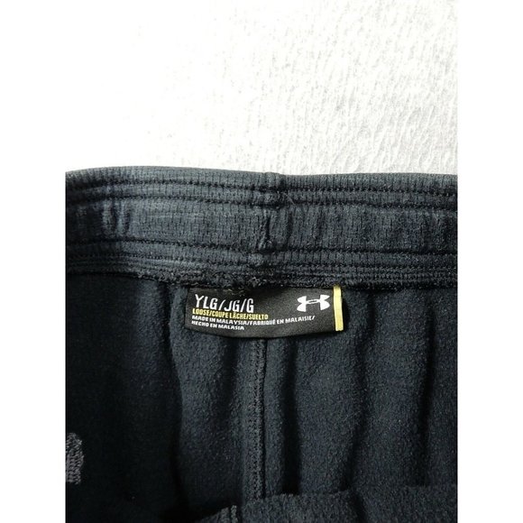 Under Armor Loose Fit Performance Training Pants (Youth Large)‎ Faded Black - Picture 3 of 4